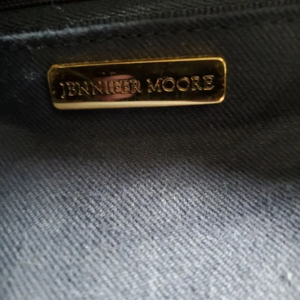 NWTs ~ Jennifer Moore Vegan Navy Blue Satchel 💙 - Picture 4 of 6